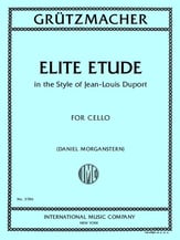 Elite Etude in the Style of Jean-Louis Duport Cello Solo Unaccompanied cover